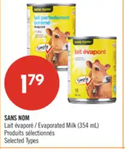 Pharmaprix NO NAME Evaporated Milk offer