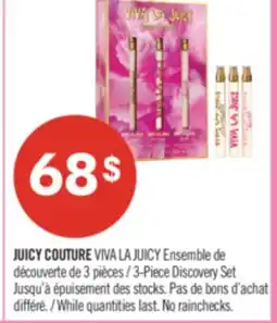 Pharmaprix JUICY COUTURE VIVA LA JUICY 3-Piece Discovery Set offer