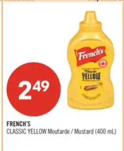 Pharmaprix FRENCH'S CLASSIC YELLOW Mustard (400 mL) offer