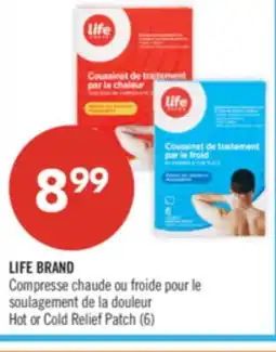 Pharmaprix LIFE BRAND Hot or Cold Relief Patch offer