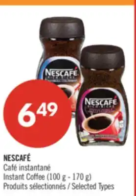 Pharmaprix NESCAFÉ Instant Coffee offer