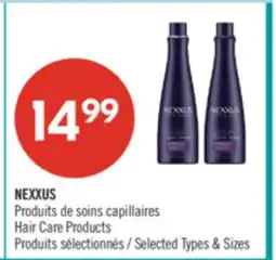 Pharmaprix NEXXUS Hair Care Products offer