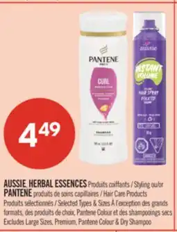 Pharmaprix AUSSIE HERBAL ESSENCES Styling or PANTENE Hair Care Products offer