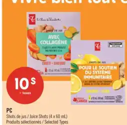 Pharmaprix PC Juice Shots offer