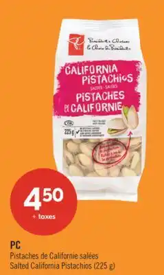 Pharmaprix PC Pistaches de Californie salées Salted California Pistachios (225 g) offer