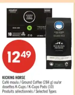Pharmaprix KICKING HORSE Ground Coffee (284g) or K-Cups Pods (10) offer