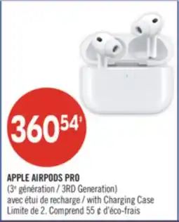 Pharmaprix APPLE AIRPODS PRO offer