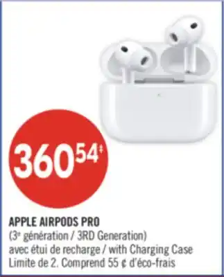 Pharmaprix APPLE AIRPODS PRO offer