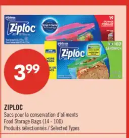 Pharmaprix ZIPLOC Food Storage Bags (14 - 100) offer