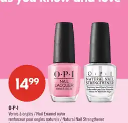 Pharmaprix O·P·I Nail Enamel or Natural Nail Strengthener offer