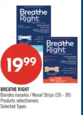 Pharmaprix BREATHE RIGHT Nasal Strips offer