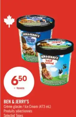 Pharmaprix BEN & JERRY'S Ice Cream (473 mL) offer