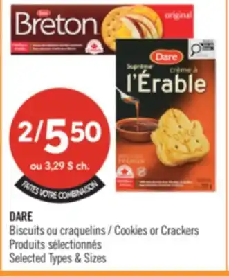 Pharmaprix DARE Cookies or Crackers offer