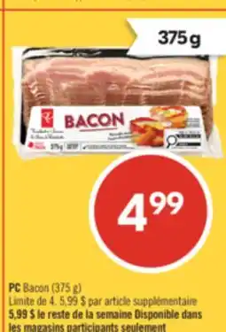 Pharmaprix PC Bacon offer