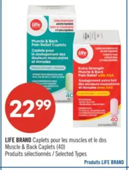 Pharmaprix LIFE BRAND Muscle & Back Caplets offer