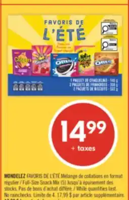 Pharmaprix MONDELEZ Full-Size Snack Mix (5) offer
