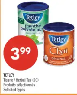 Pharmaprix TETLEY Herbal Tea offer
