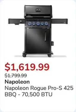 Club Piscine Napoleon Rogue Pro-S 425 BBQ - 70,500 BTU offer