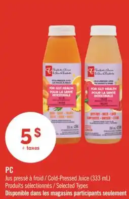 Pharmaprix PC Cold-Pressed Juice offer