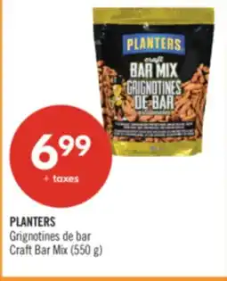 Pharmaprix PLANTERS Craft Bar Mix offer