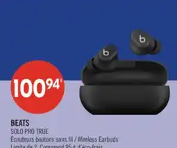 Pharmaprix BEATS SOLO PRO TRUE Wireless Earbuds offer