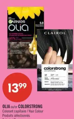 Pharmaprix OLIA or COLORSTRONG Hair Colour offer