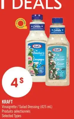 Pharmaprix KRAFT Salad Dressing offer