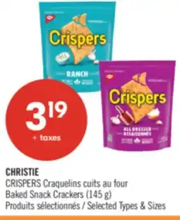 Pharmaprix CHRISTIE CRISPERS Baked Snack Crackers offer