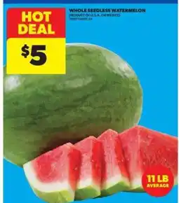 Real Canadian Superstore WHOLE SEEDLESS WATERMELON offer