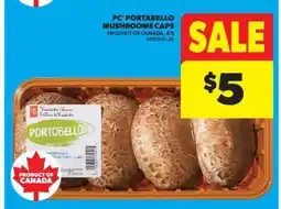 Real Canadian Superstore PC Portabello Mushrooms Caps offer