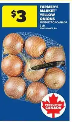 Real Canadian Superstore FARMER'S MARKET YELLOW ONIONS offer