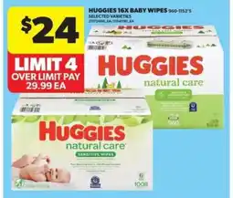 Real Canadian Superstore Huggies 16x Baby Wipes offer