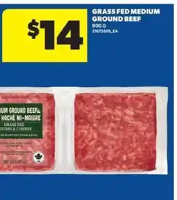 Real Canadian Superstore Grass Fed Medium Ground Beef offer