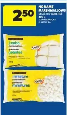 Real Canadian Superstore NO NAME MARSHMALLOWS offer