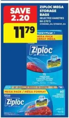 Real Canadian Superstore ZIPLOC MEGA STORAGE BAGS offer