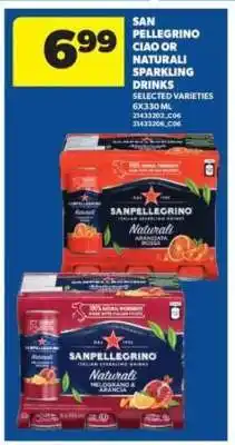 Real Canadian Superstore San Pellegrino Ciao or Naturali Sparkling Drinks offer