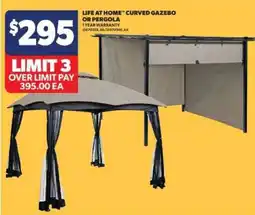 Real Canadian Superstore LIFE AT HOME Curved Gazebo or Pergola offer