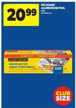 Real Canadian Superstore No Name Aluminium Foil offer