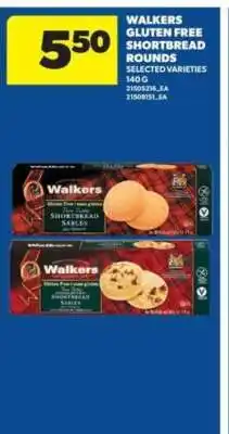 Real Canadian Superstore WALKERS GLUTEN FREE SHORTBREAD ROUNDS offer