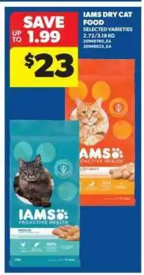 Real Canadian Superstore IAMS Dry Cat Food offer
