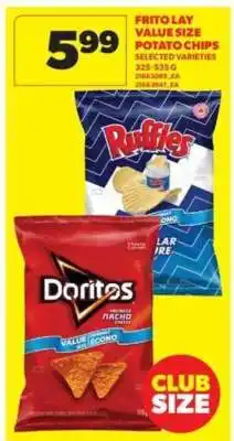Real Canadian Superstore Frito Lay Value Size Potato Chips offer