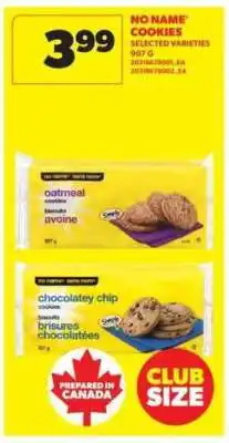 Real Canadian Superstore NO NAME COOKIES offer