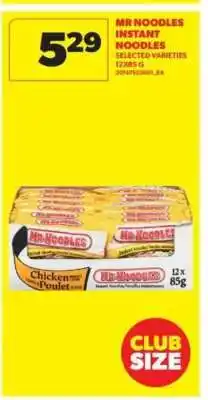 Real Canadian Superstore MR.NOODLES INSTANT NOODLES offer