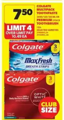 Real Canadian Superstore Colgate Multipack Toothpaste offer