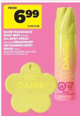 Real Canadian Superstore DAISE Fragrance Body Mist offer