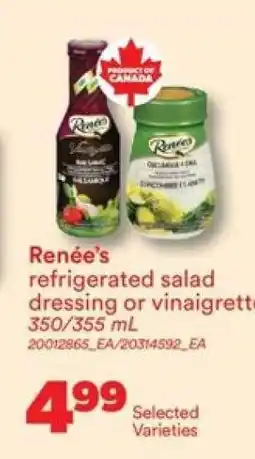 Real Canadian Superstore RENÉE’S REFRIGERATED SALAD DRESSING OR VINAIGRETTE offer
