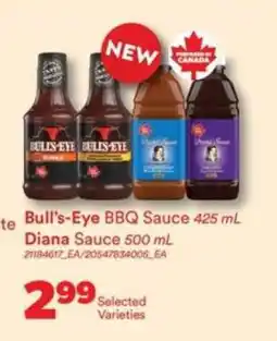 Real Canadian Superstore Bull's-Eye BBQ Sauce & Diana Sauce offer