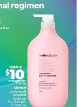 Real Canadian Superstore METHOD BODY WASH offer