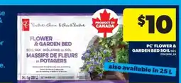 Real Canadian Superstore PC Flower & Garden Bed Soil 50L offer
