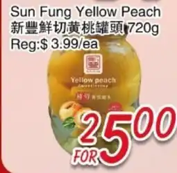 Foody Mart Sun Fung Yellow Peach offer